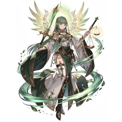 終焉の裁定者ゼフィーネ・アネモス（極限形態）のイラスト