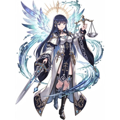 終焉の裁定者ネレイダ・アビサ（極限形態）のイラスト
