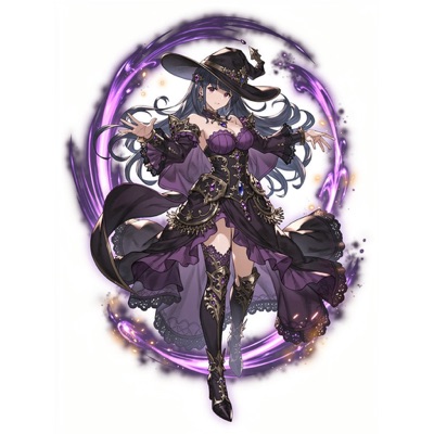 覚醒黒薔薇ヴェスペル（共鳴形態）のイラスト