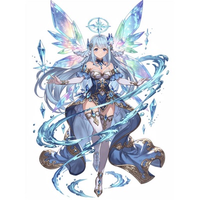 氷雪閃ミラフィー・スキーン（極限形態）のイラスト