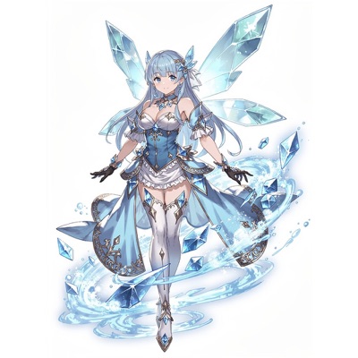 氷晶精ミラフィー（共鳴形態）のイラスト