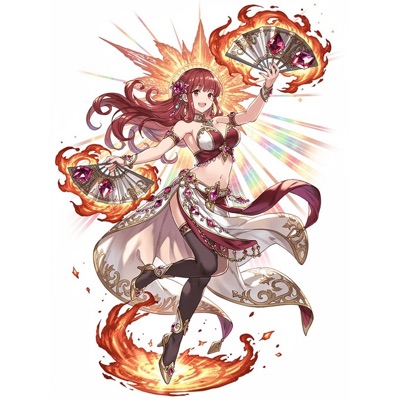 焔華の女神ルベリア・イグニス（極限形態）のイラスト
