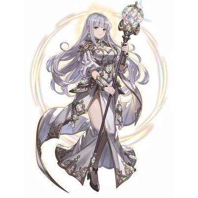 虹彩の巫女プリズミア（基本形態）のイラスト