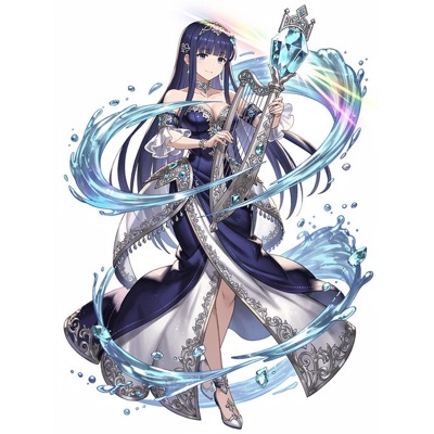 潮彩アクアリネ（共鳴形態）のイラスト