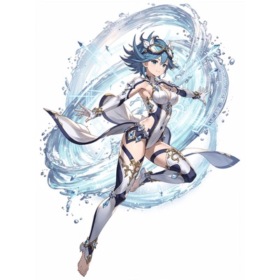 深潜嵐潜ナルセア（共鳴形態）のイラスト
